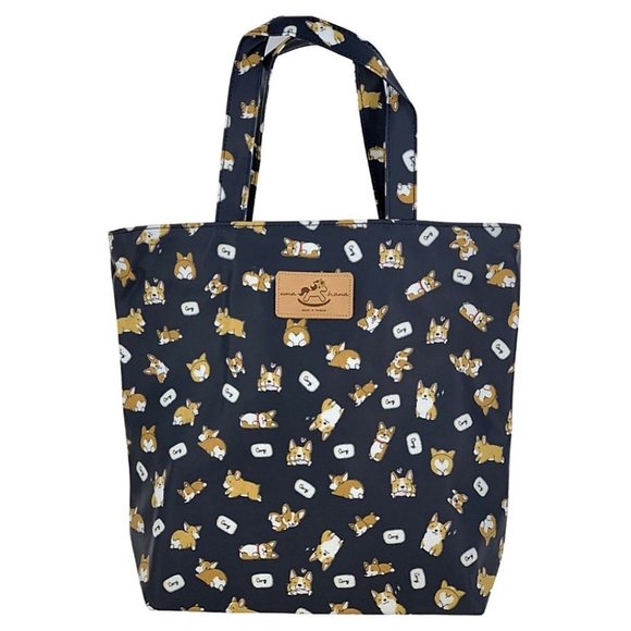 Uma Hana Handbags - Waterproof Corgi Bucket Tote Shoulder Handbag